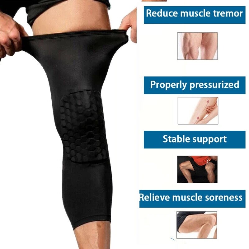 Honeycomb Knee Pad Sport Knee Support Fitness Protector Brace Compression Sleeve