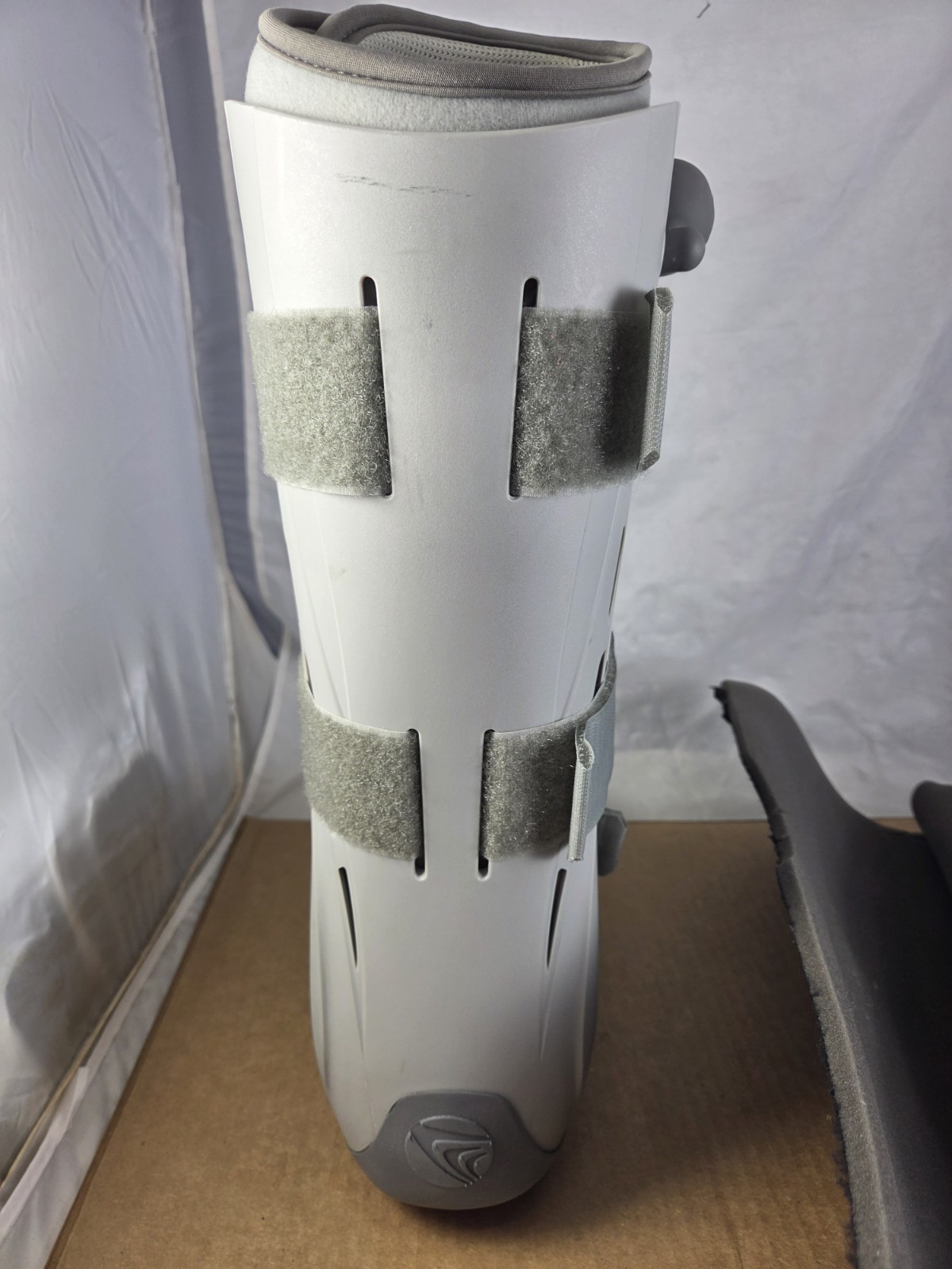 Breg BL514007 Genesis 4 Strap Tall Walker Walking Boot Gray Size Large
