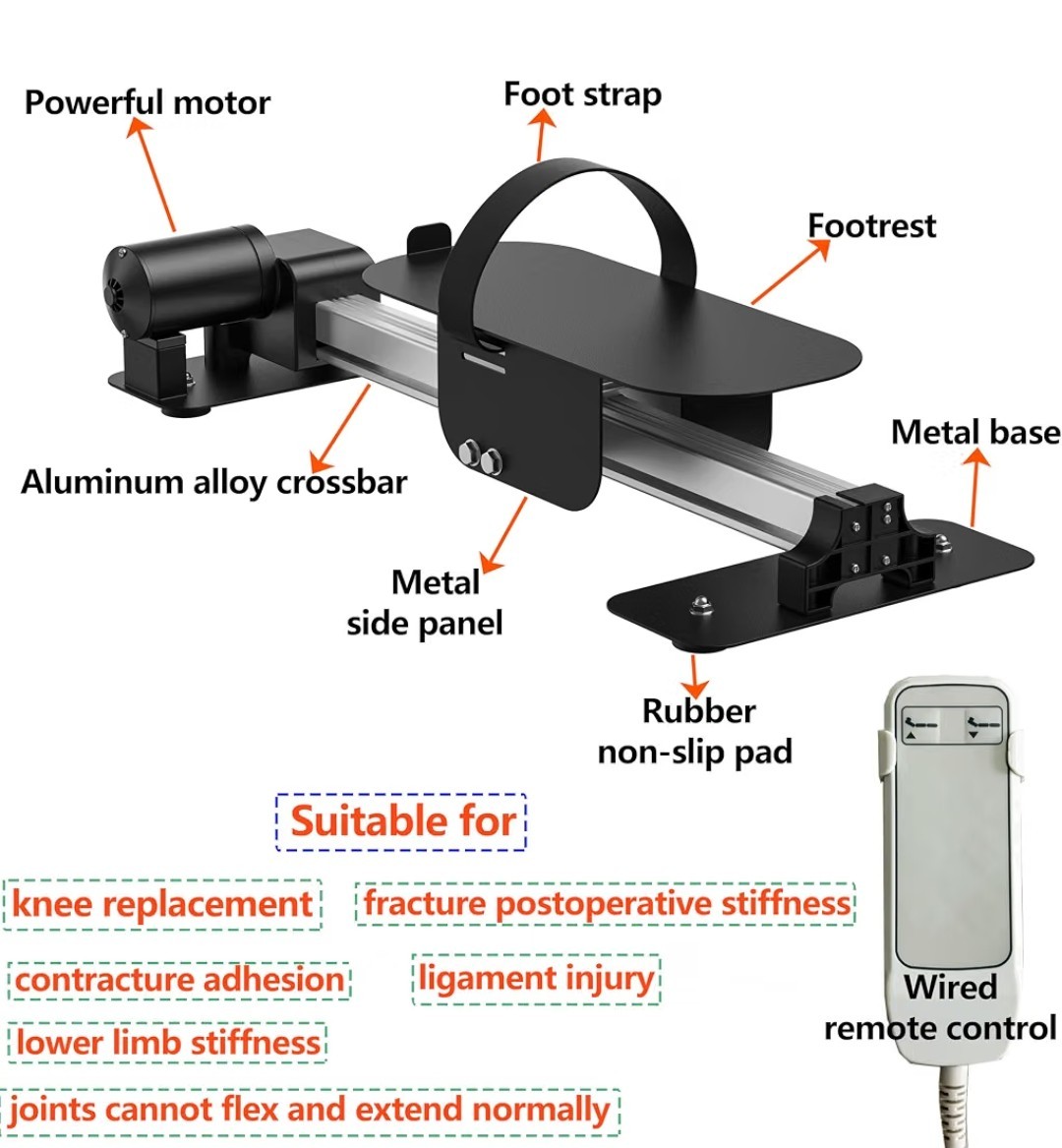 Electric Knee Glide for Knee Replacement Recovery Knee Strength Therapy Exercise