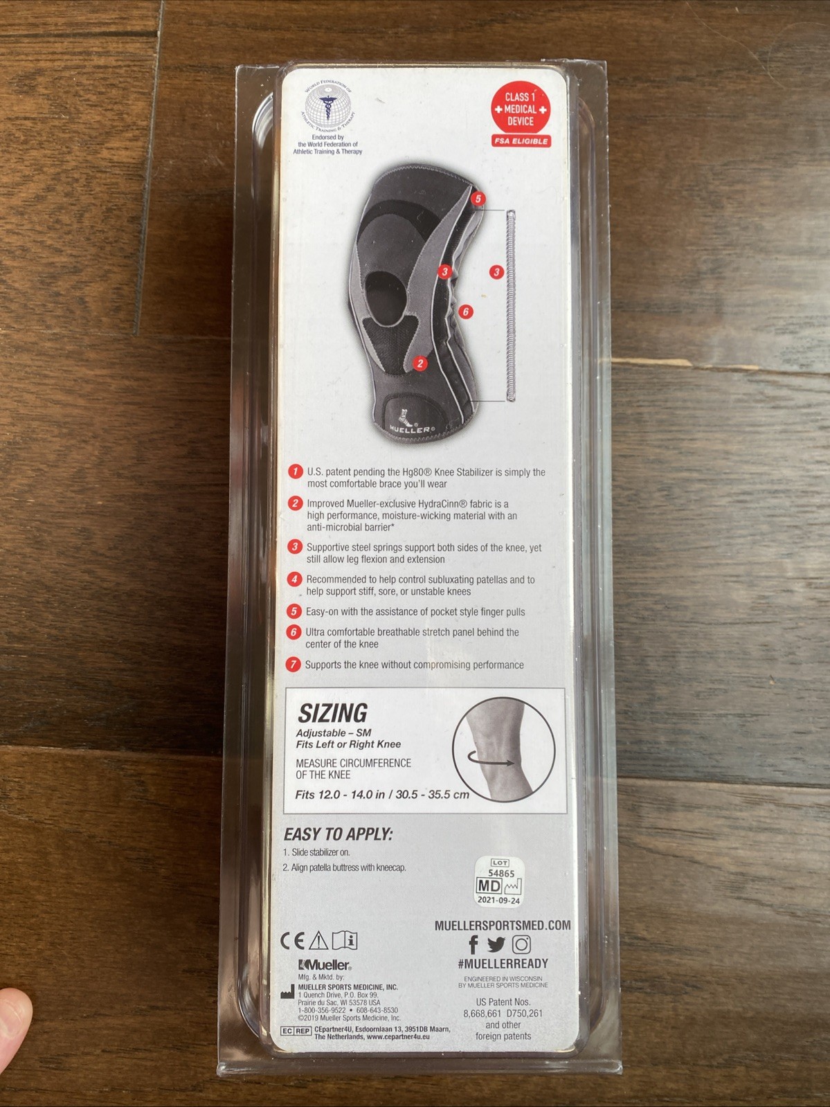 Mueller Sports Medicine HG80 Premium Knee Stablizer Small Maximum Support