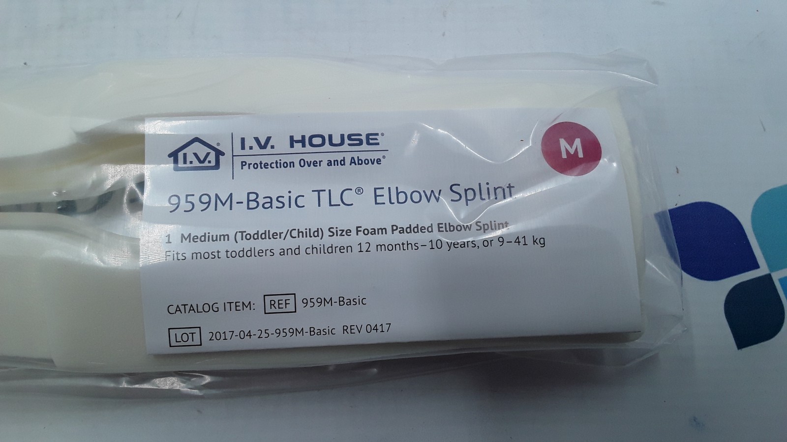 I.V. house TLC Elbow Splint M REF 959M-Basic Lot of 15