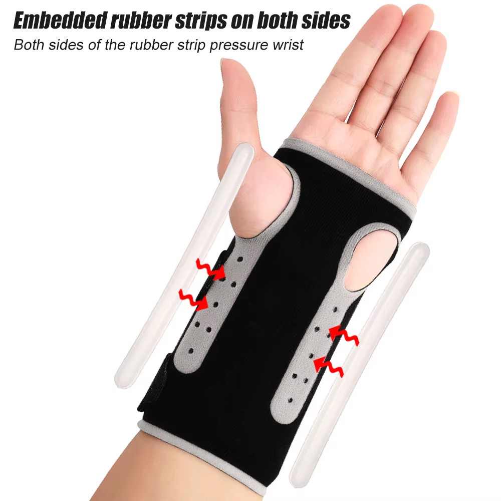 1PC Wrist Brace for Carpal Tunnel, Adjustable Night Wrist Support Brace with Spl