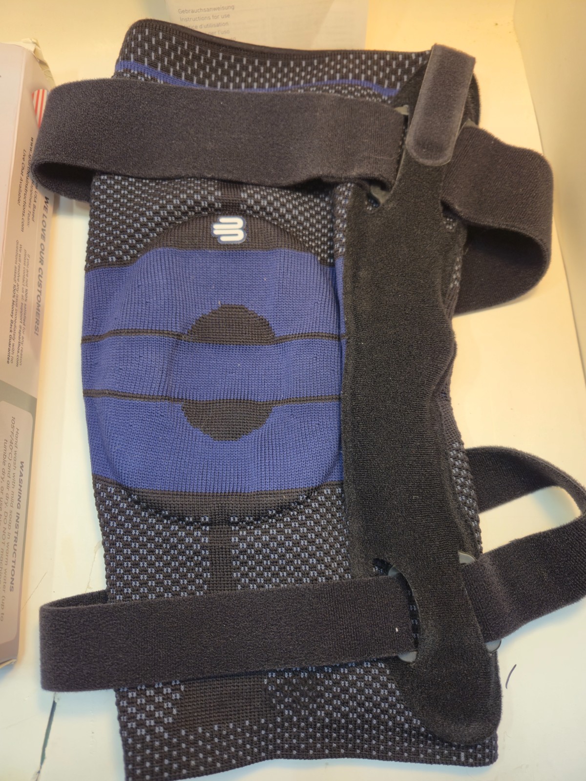 Sparthos Knee Brace and Bauerfeind GenuTrain S Knee Brace Bundle of 2