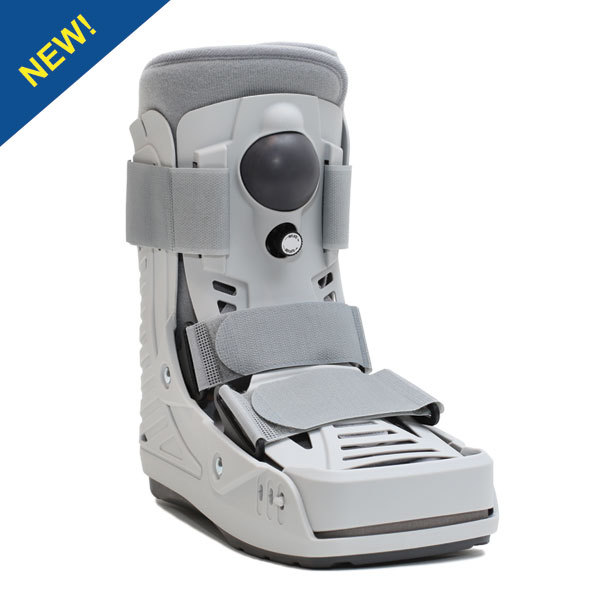 Advanced Orthopedic Pneumatic Aero Walker Low Top Cam Walking Rebound Boot Gray