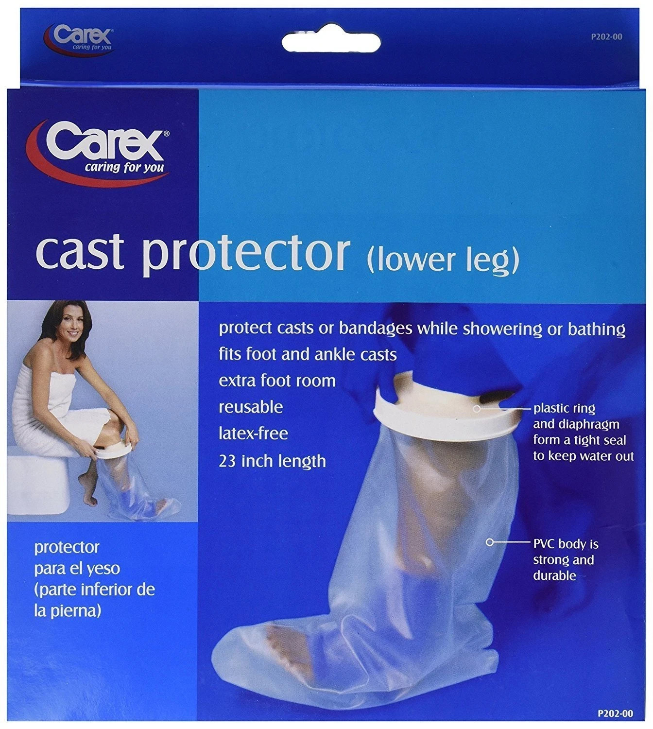 Carex Cast Protector ( Lower Leg ), 1 PROTECTOR, BRAND NEW IN ORIGINAL BOX !!!