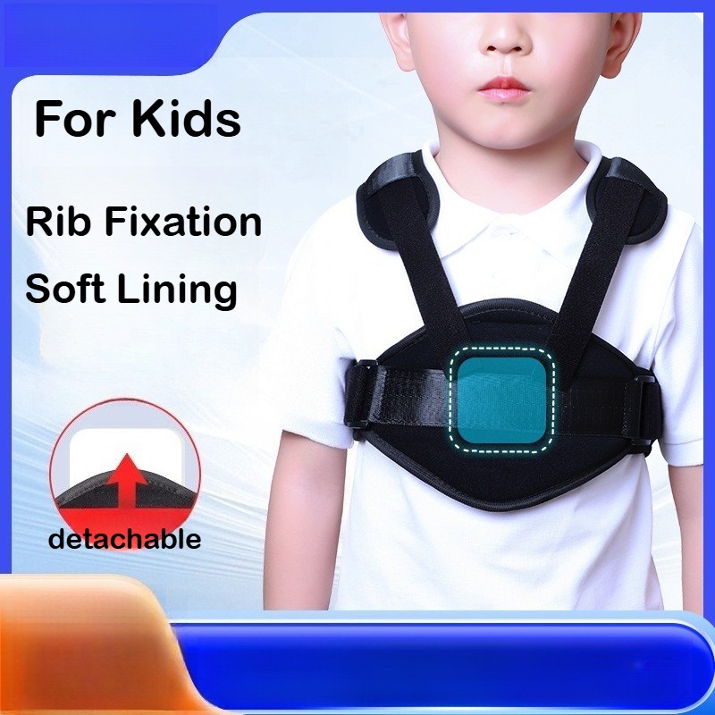 Pectus Carinatum Brace Adjustable Buckle Pigeon Chest Support Corset For Child