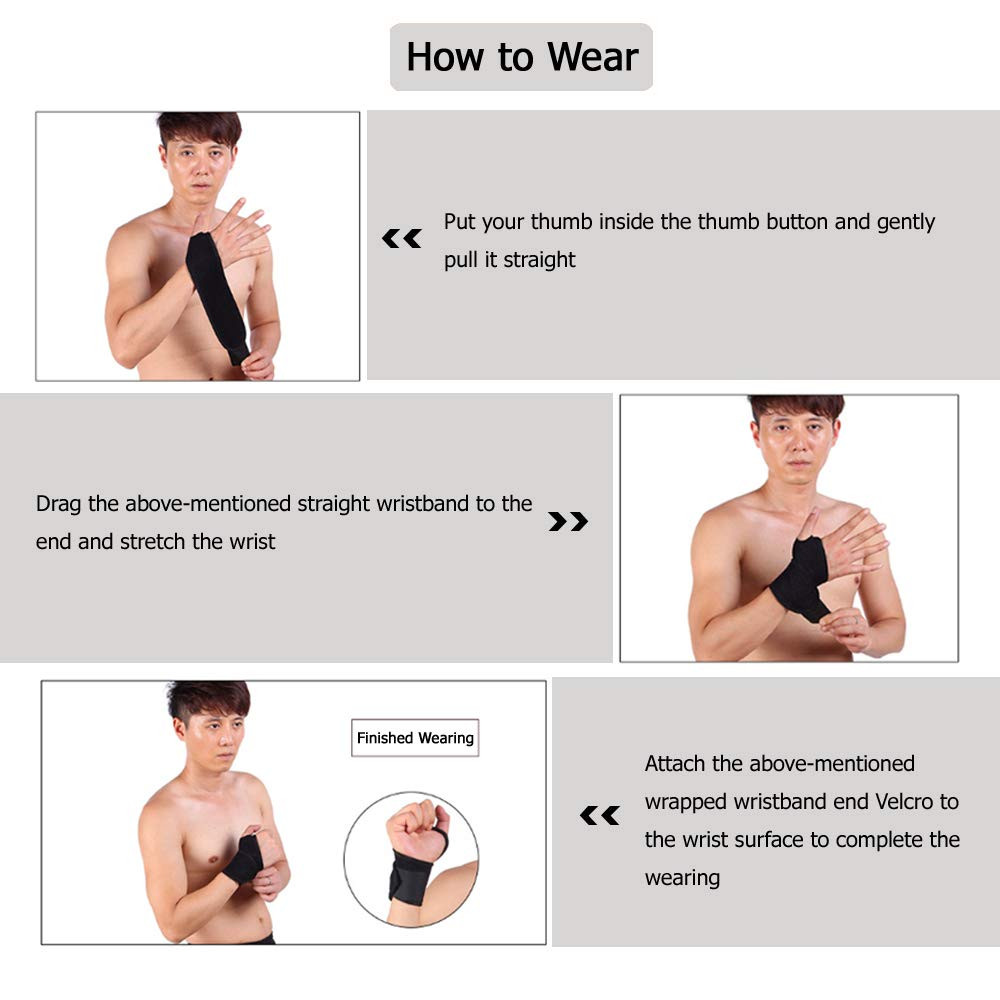 Wrist Brace for Ganglion Cyst, Arthritis, Carpal Tunnel, Breathable S
