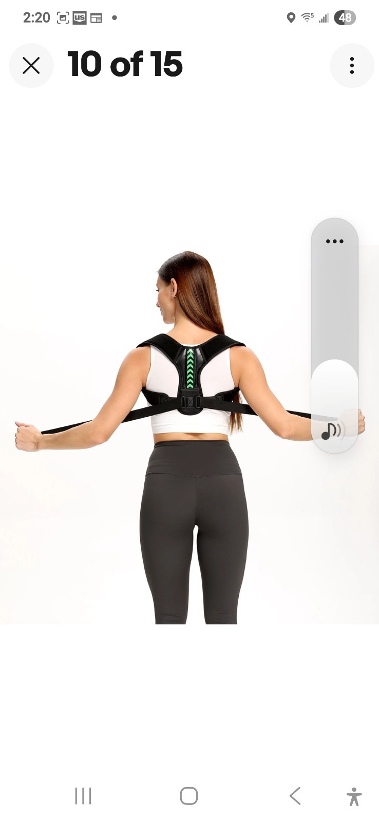 Shoulder Support Adjustable Back Pain Support Posture Corrector Brace Belt Strap