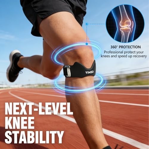 Adjustable Patellar Tendon Support Strap, Knee Brace for Pain Relief, Basketball