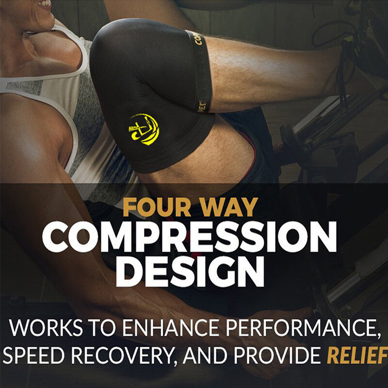 Copper Knee Sleeve Compression Brace Support Sport Joint Pain Relief Arthritis I
