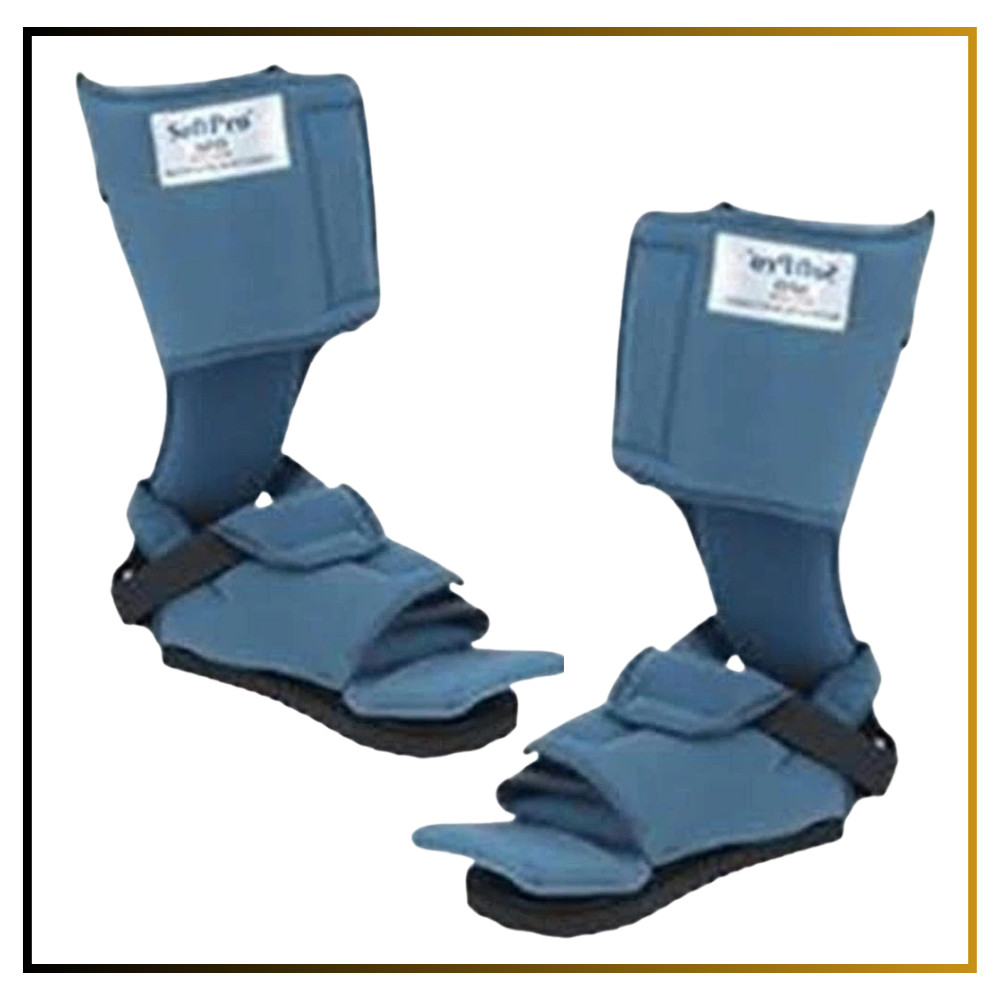 SoftPro In-Bed AFO Boot Large Smooth Foot Drop Orthopedic Night Brace Support Rx