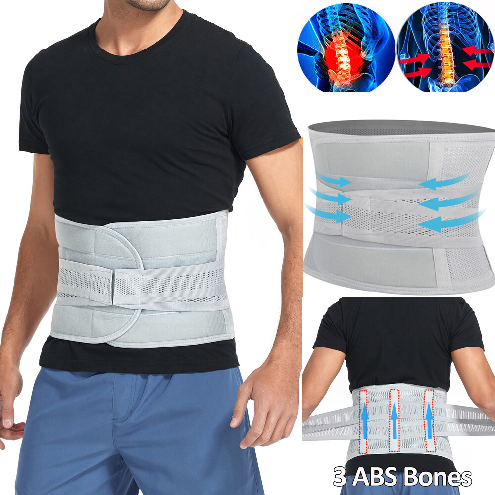 Adjustable Lumbar Back Brace Lower Back Support Belt for Men Women Sciatica Pain
