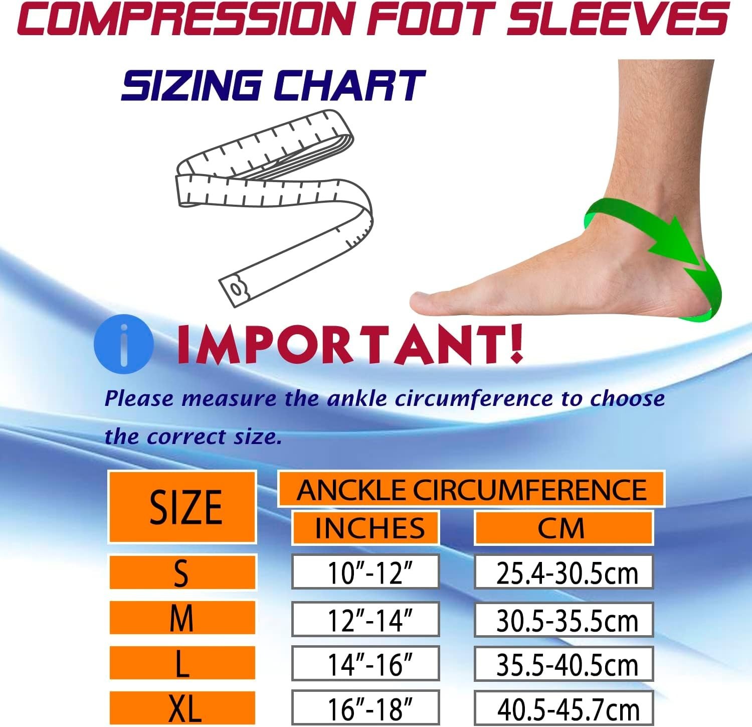 THX4COPPER Infused Compression Ankle Brace, Silicone Ankle Sleeve Support, Pa…