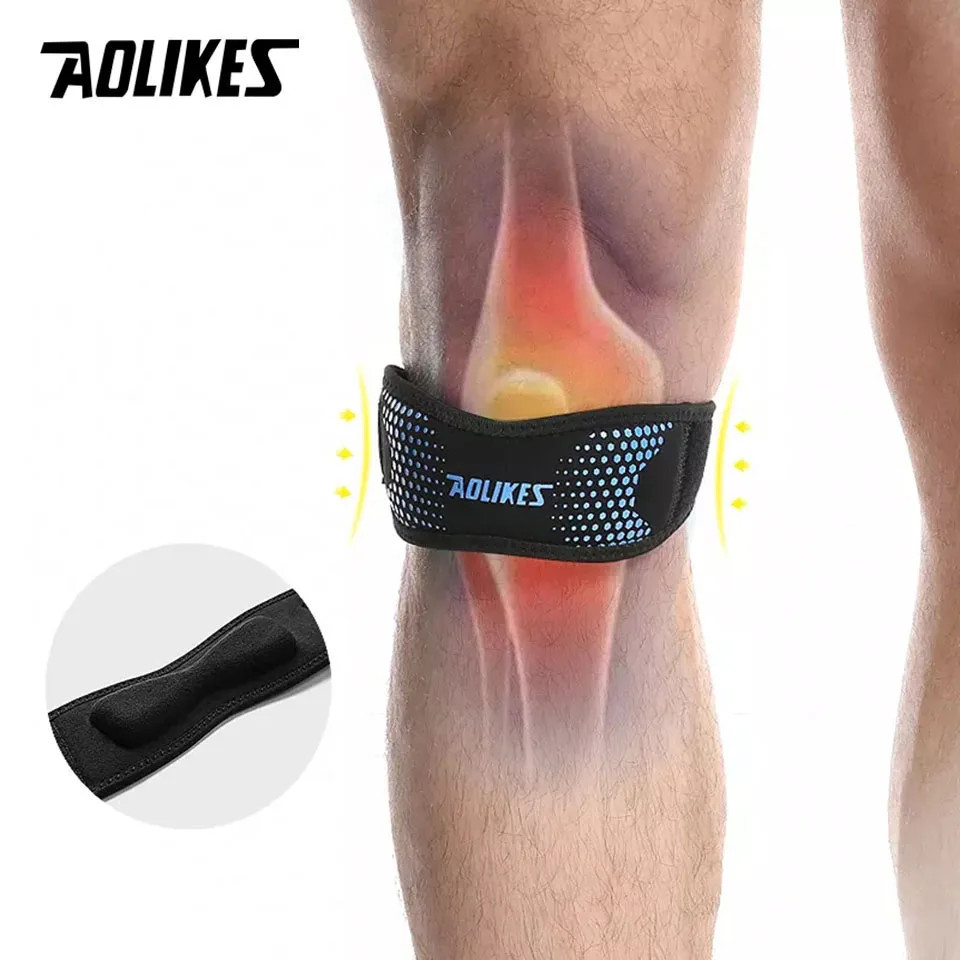 1PCS Patella Tendon Knee Straps, Knee Brace Knee Support Patellar Stabilizer for