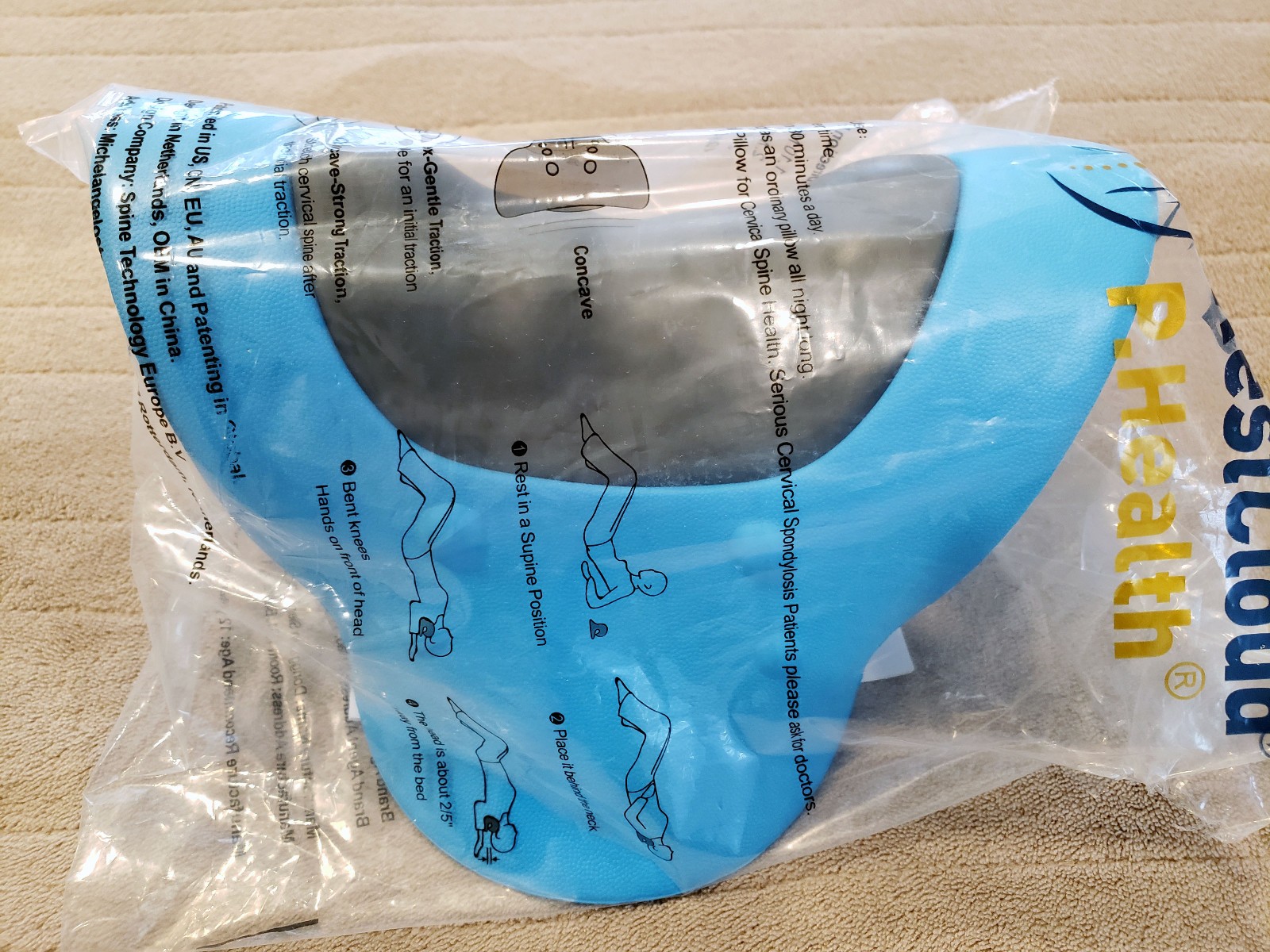 RESTCLOUD Padded Neck Stretcher & Shoulder Relaxer Cervical Traction Device TMJ