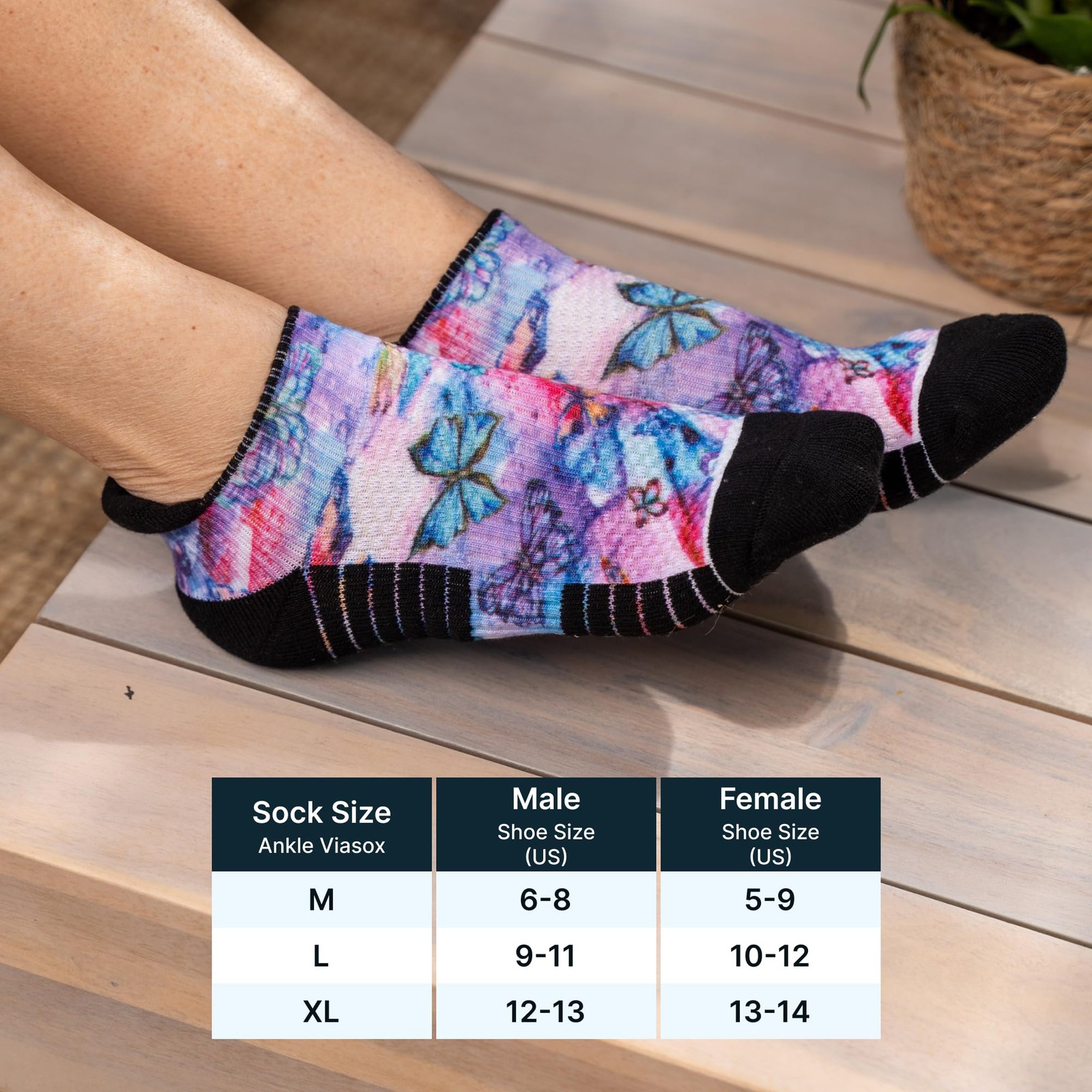 Ankle Compression Socks for Women & Men, 14 mmHg Support Improves Circulation…