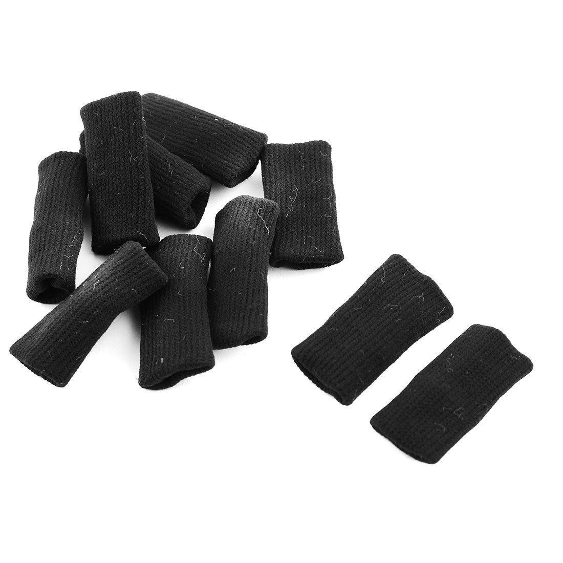 Sport Volleyball Stretchy Finger Brace Protector Sleeve Guard Support Black