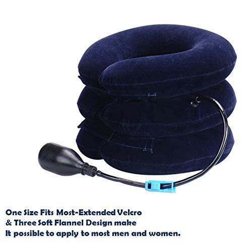 Inflatable Cervical Neck Traction Pillow Neck Head Stretcher Pain Relief Collar