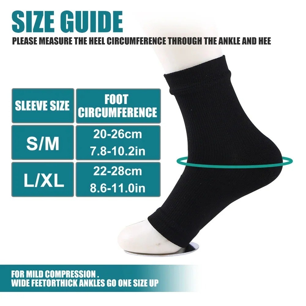 Neuropathy Compression Socks Ankle Brace Plantar Fasciitis Pain Relief Support