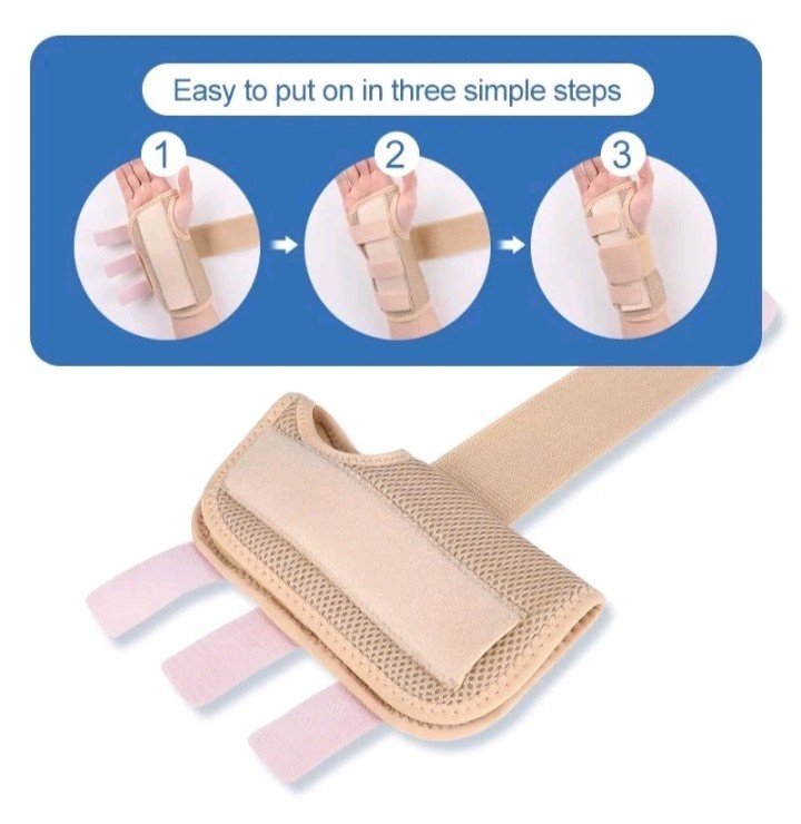 NEW Adjustable Wrist Brace for Carpal Tunnel – Night Support Splint with Comfort