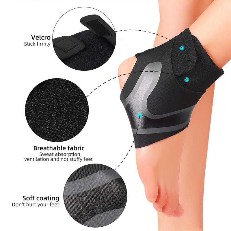 Left&Right Ankle Brace Support Compression Sleeve Pain Relief Plantar Fasciitis