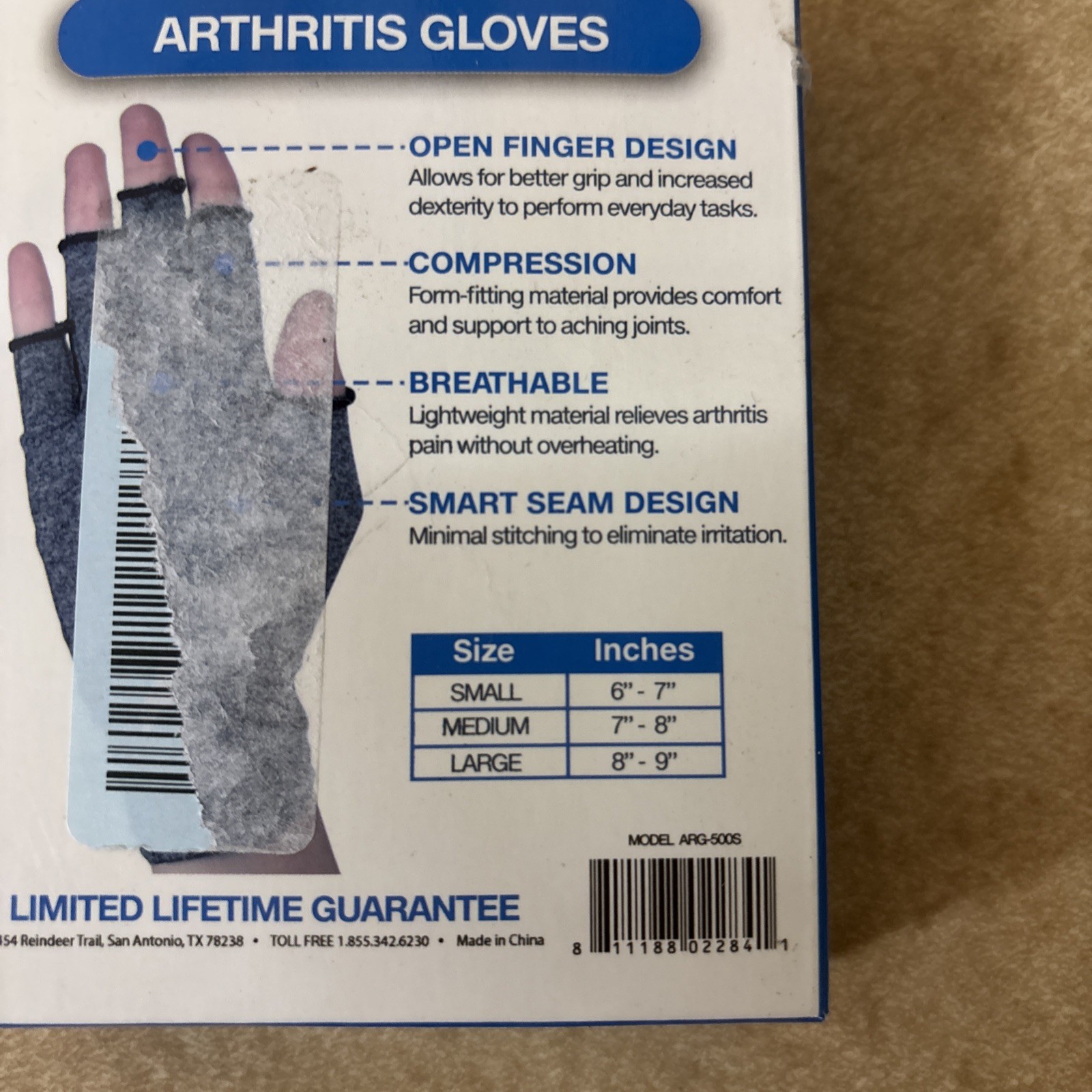 Size Small Compression Arthritis Gloves