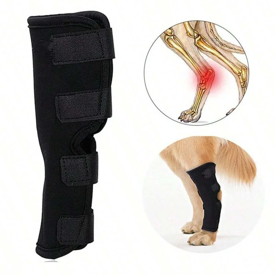 1Pc Prevent Chew Licking Hock Joint Arm Support Hold Bandages Sleeve Dog Leg Bra