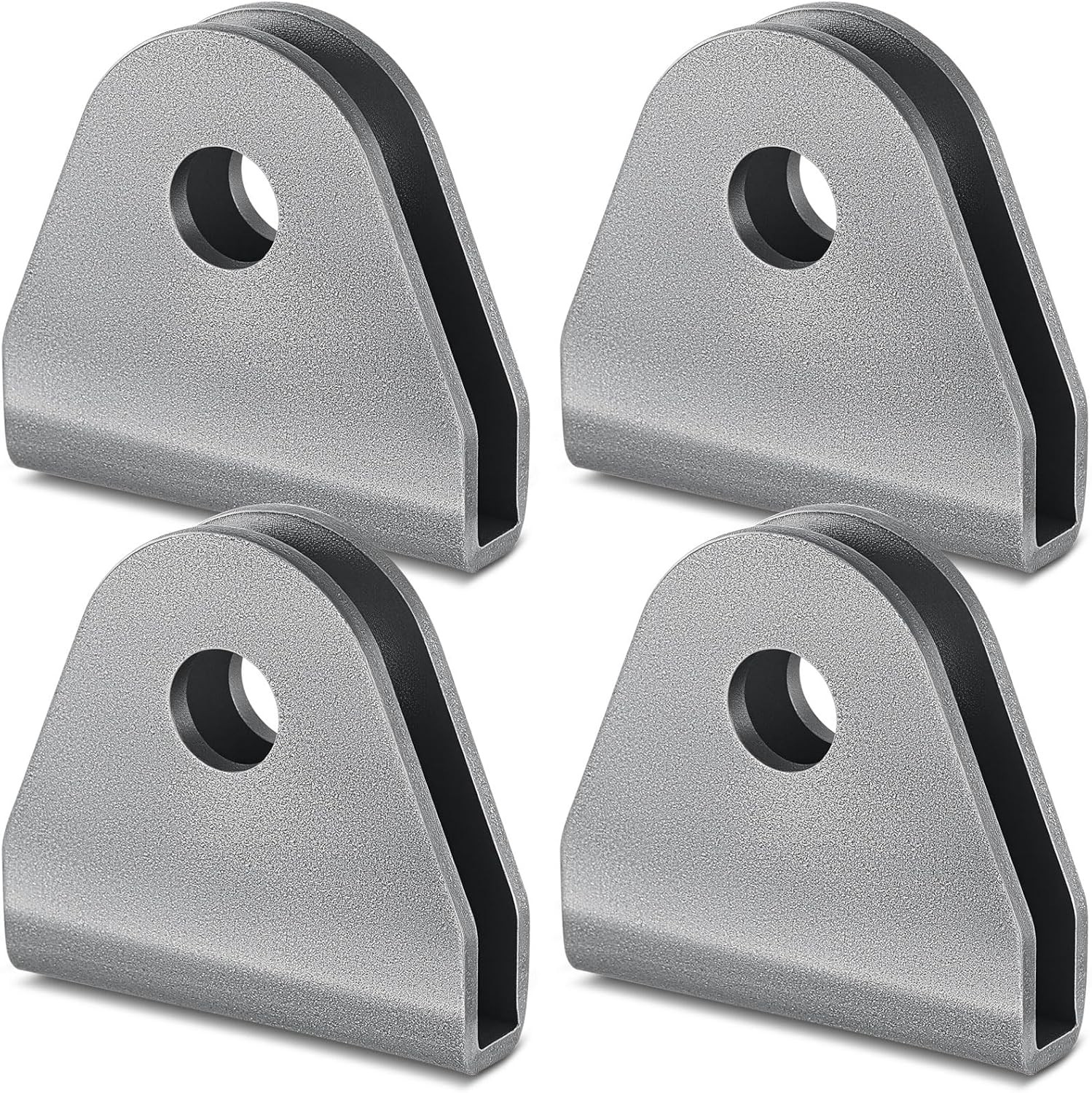 4 Pack Double Shear Tabs Seat Belt Tab Double Shear Limit Strap Weld on Tabs 1/2