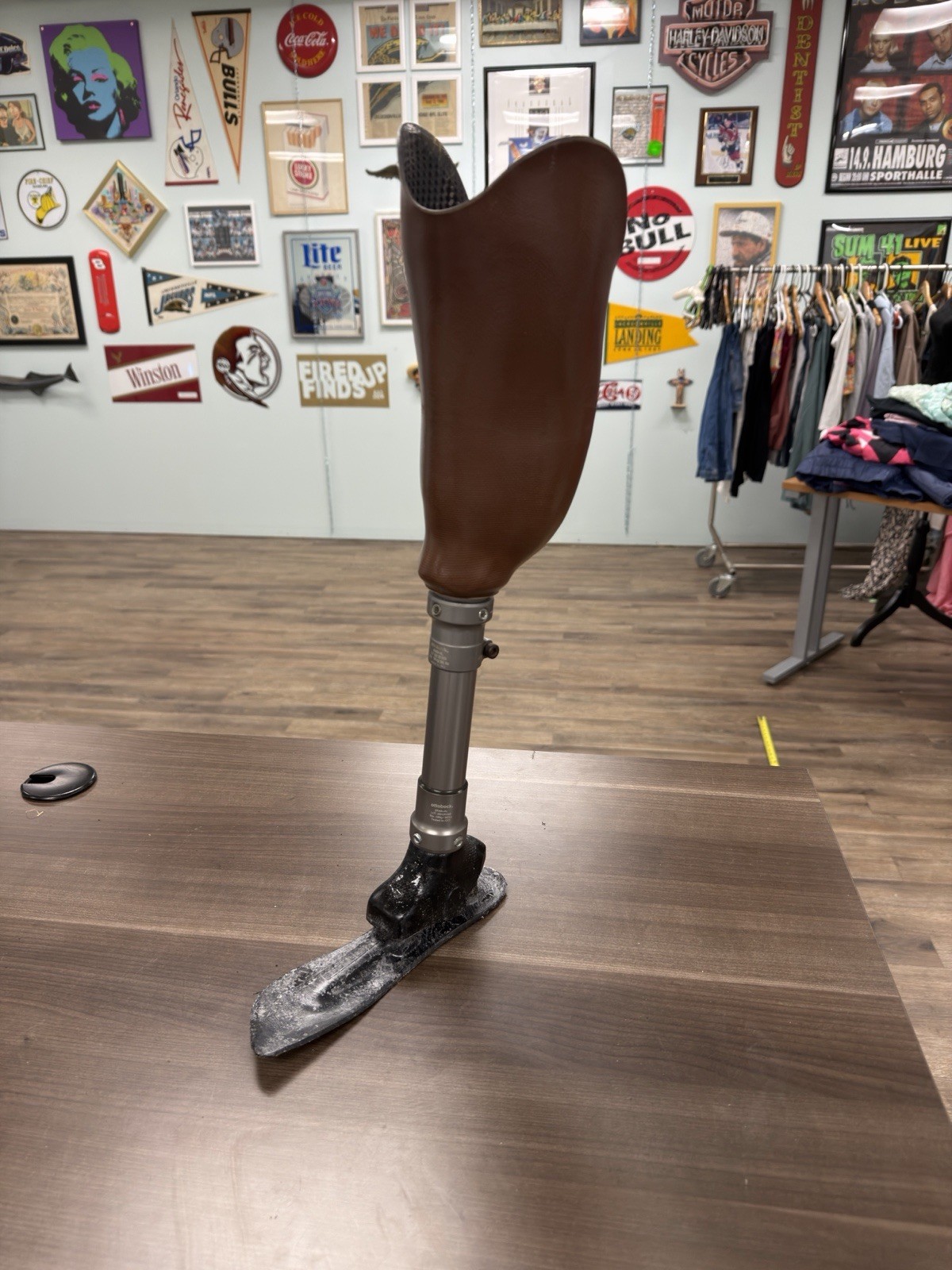 Ottobock Below Knee Prosthetic Carbon Fiber Modular Aluminum Pylon Foot 300lb