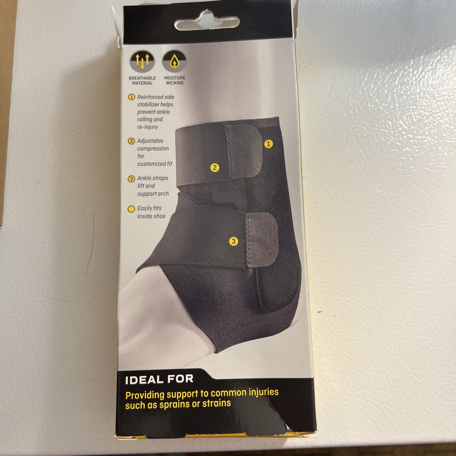 Performance Ankle Stabilizer, Left or Right, Adjustable Size, Firm Support