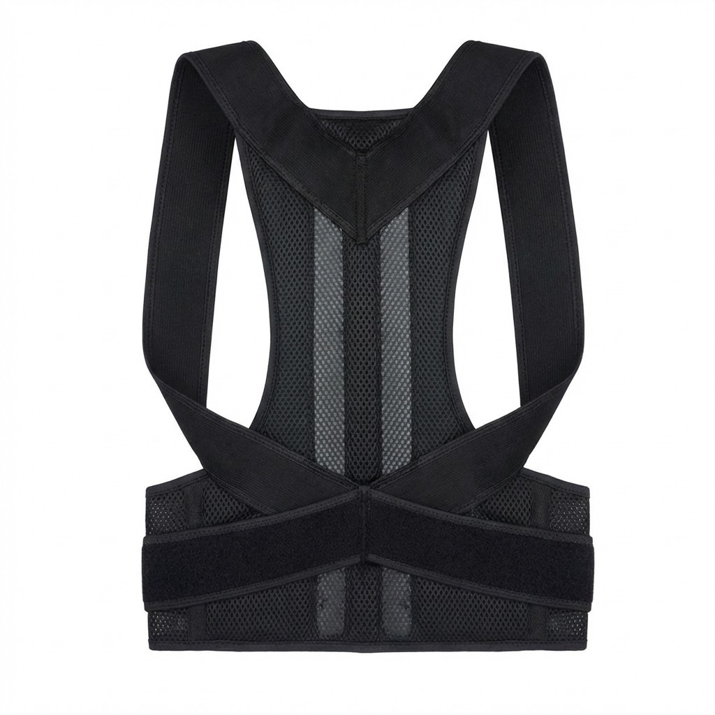Adjustable Posture Corrector Low Back Support Shoulder Brace Belt For Men Women