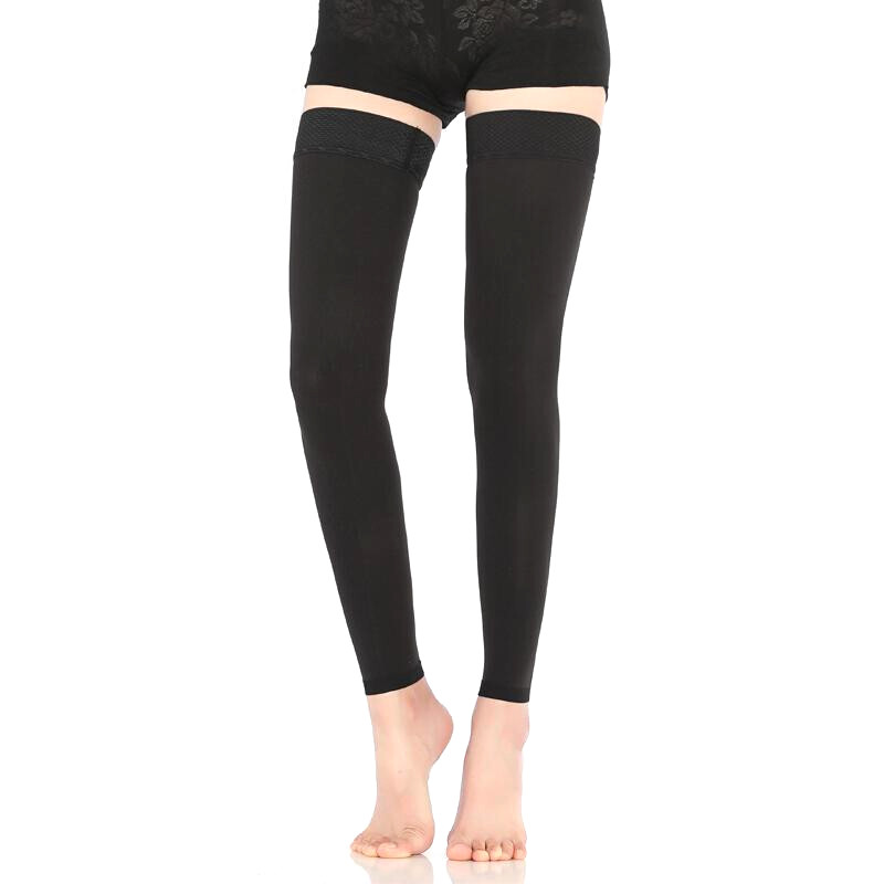 Compression Stockings Leg Sleeve 30-40 mmHg Thigh High Varicose Veins Swelling