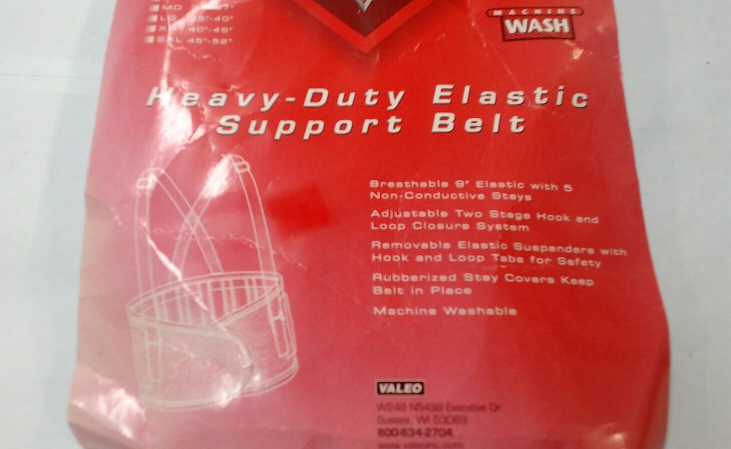 Valeo Heavy Duty Large Back Support