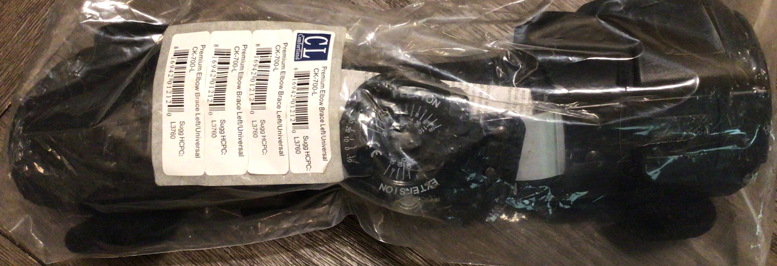 NOS New Original Comfortland Medical CK-700-L Elbow Brace Left Universal L3760