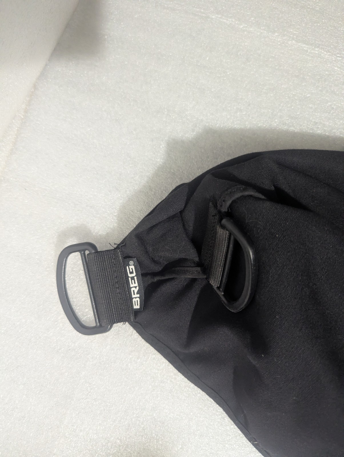 Breg sling [ no strap ] parts as is ELBOW ARM good rings plastic fabric NO SMELL