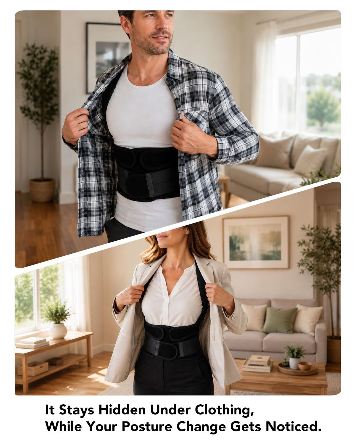 X-Style Posture Corrector for Men & Women – Advanced Back Brace for Pain Relief