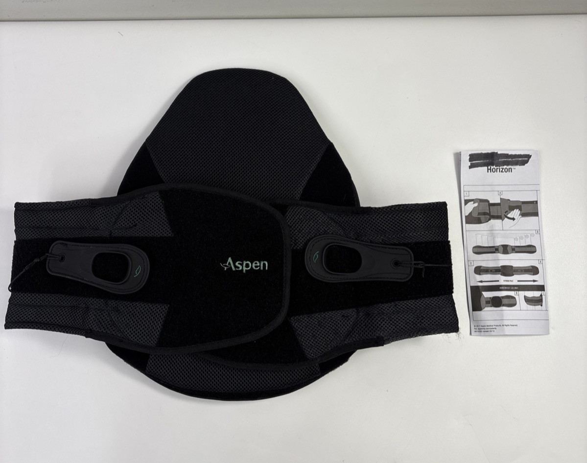 Aspen Horizon 631 LSO Adjustable Back Brace, One Size with bag and Instructions