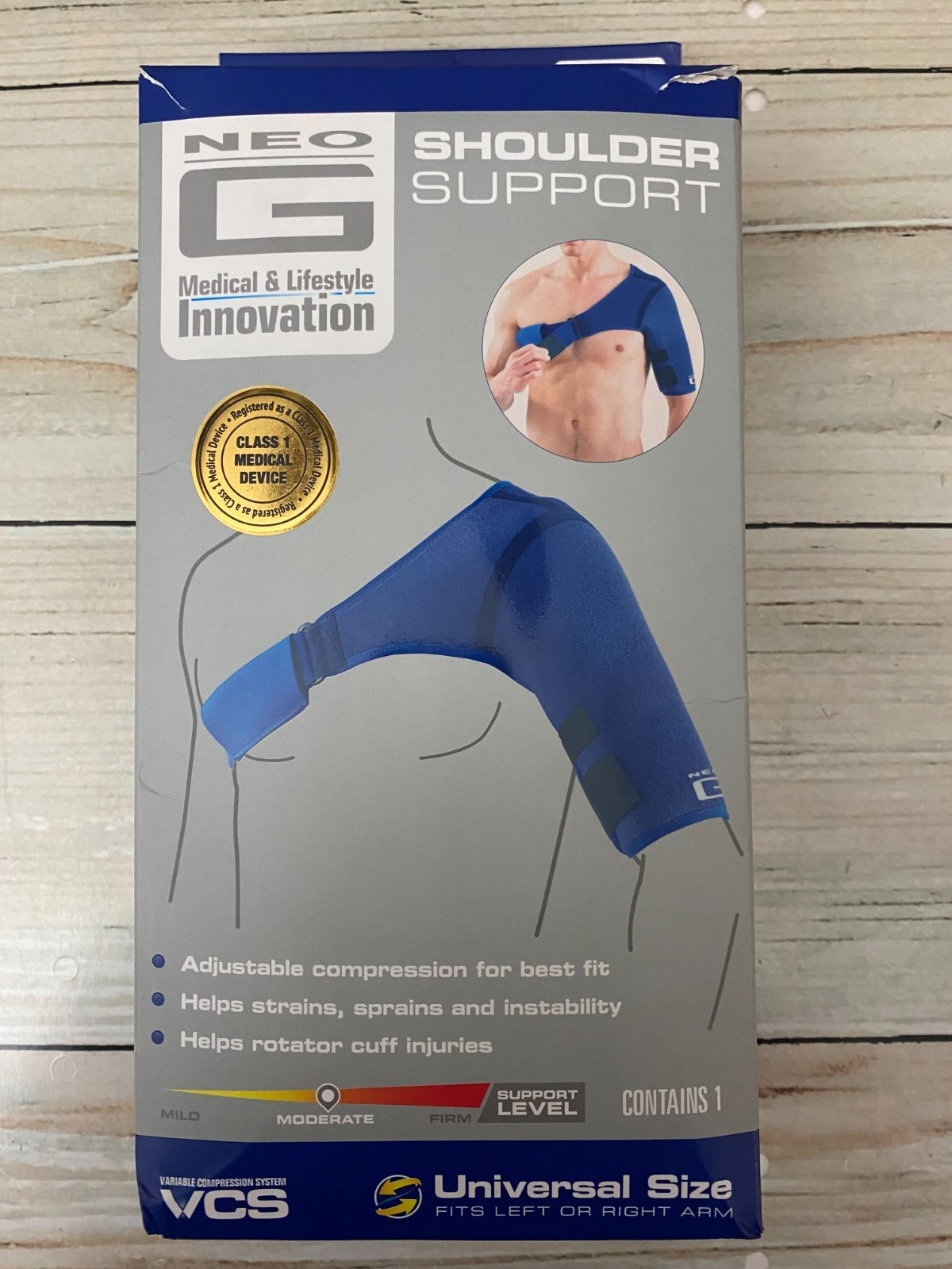 Neo-G Shoulder Brace Support – Rotator Cuff, Dislocated, Arthritis, Pain