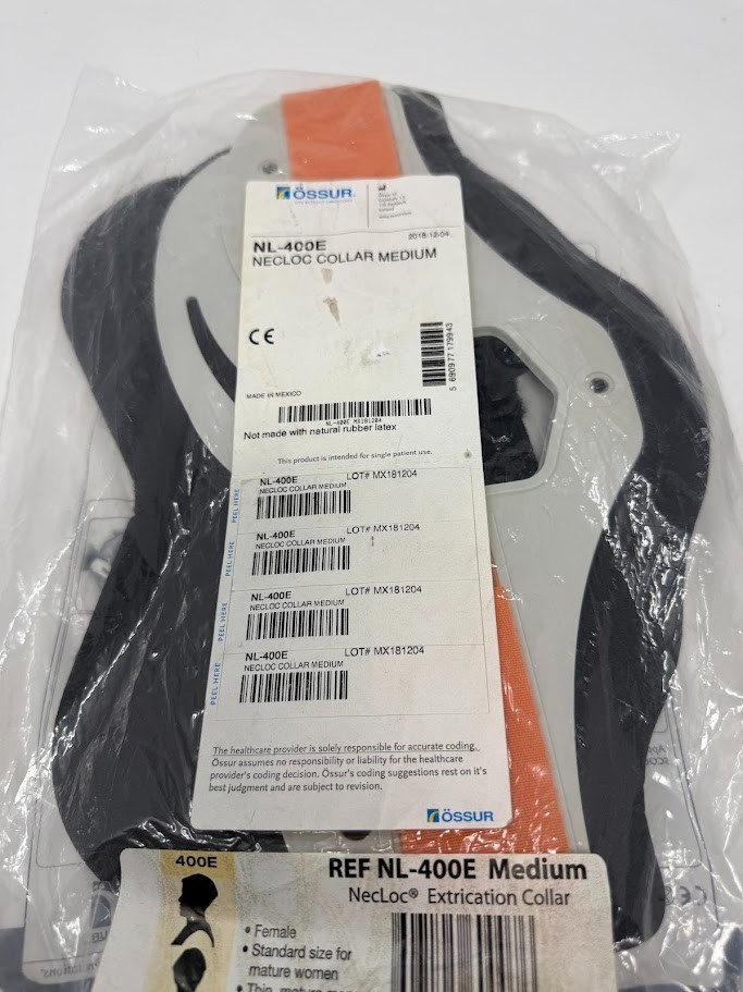 Ossur NL-400E Necloc Cervical Extrication Support Collar Adult Medium – NEW