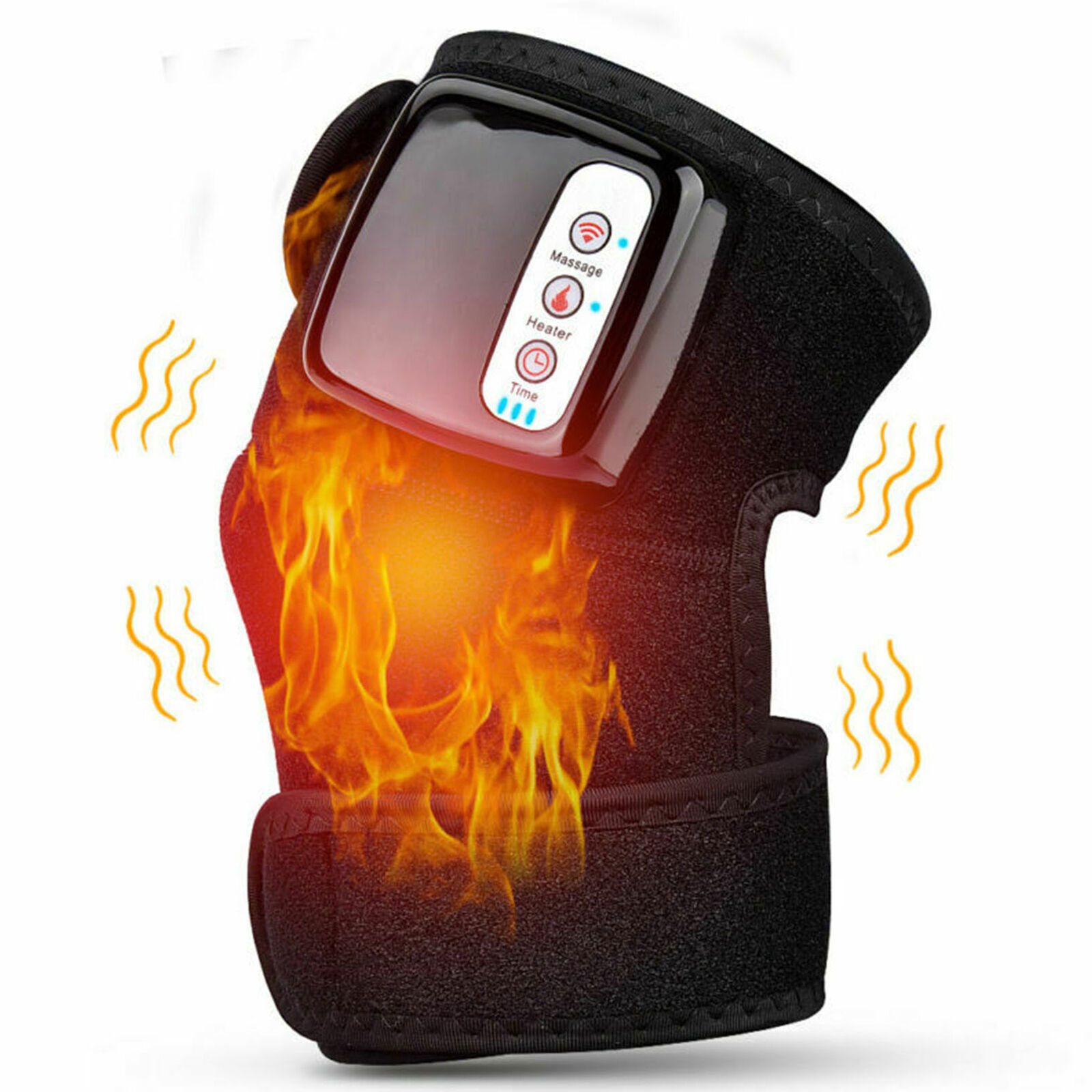 3in1 Electric Heating Knee Massager Far Infrared Joint Brace Pain Relief Support