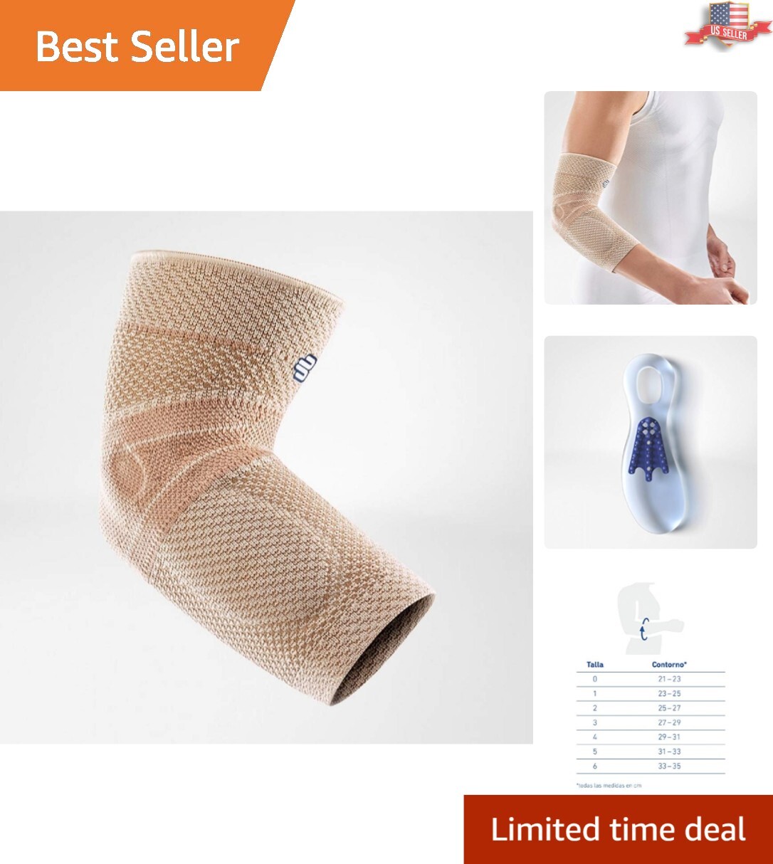 EpiTrain Elbow Support, Nature Color – Effective Relief for Tennis Elbow Pain