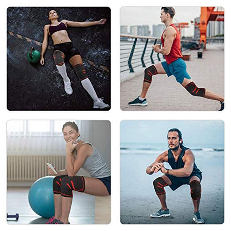 Aolikes 1pcs Knee Support Brace for Men & Women, Compression Knee Sleeves for We