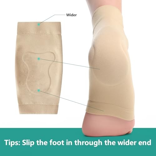 Achilles Tendonitis Heel Protector Socks – (FSA&HSA) Achilles Regular Beige