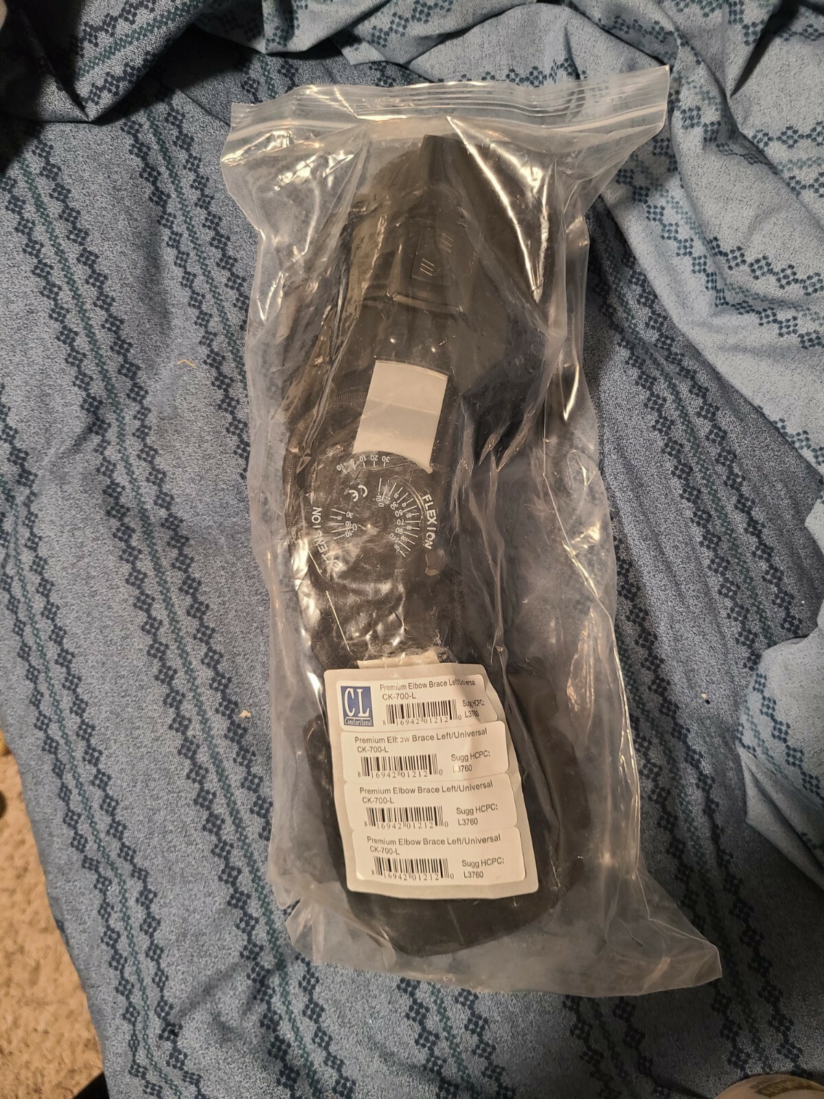 New Comfortland CK-700-L Premium Elbow Arm Brace Left Universal Adult Fit Rehab