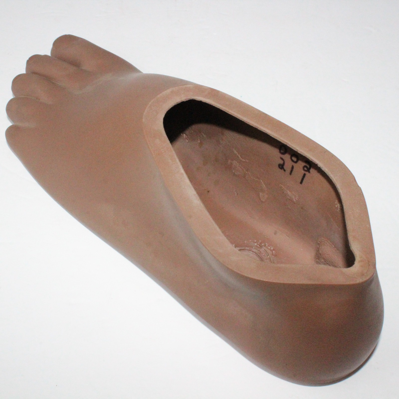 College Park Odyssey K2 Prosthetic Split Toe Foot Shell~ Sz 28 LEFT Brown