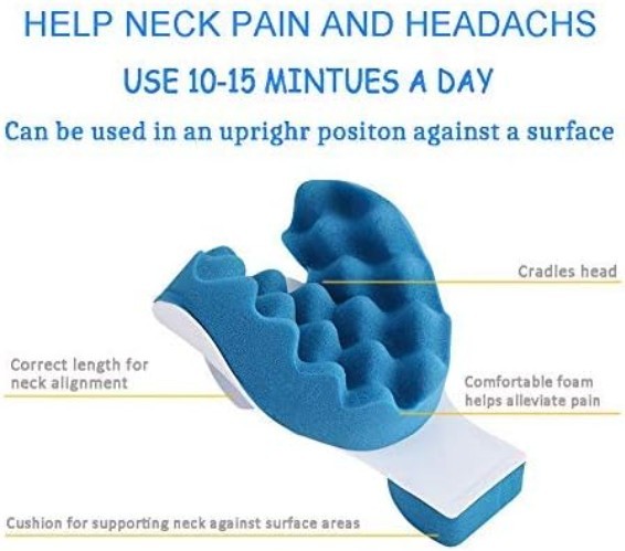 Memory Foam Cervical Pillow – U-Shaped Neck Traction & Pain Relief Solution