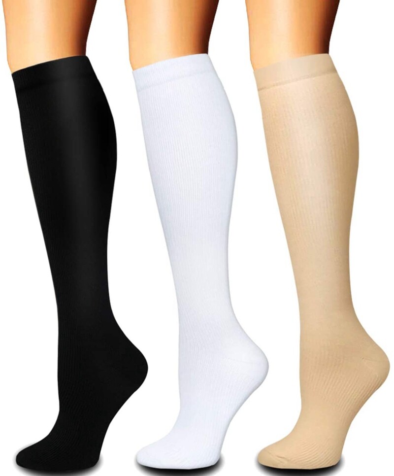 Compression socks 20-30 mm mercury support compression calf men’s women’s S-XL