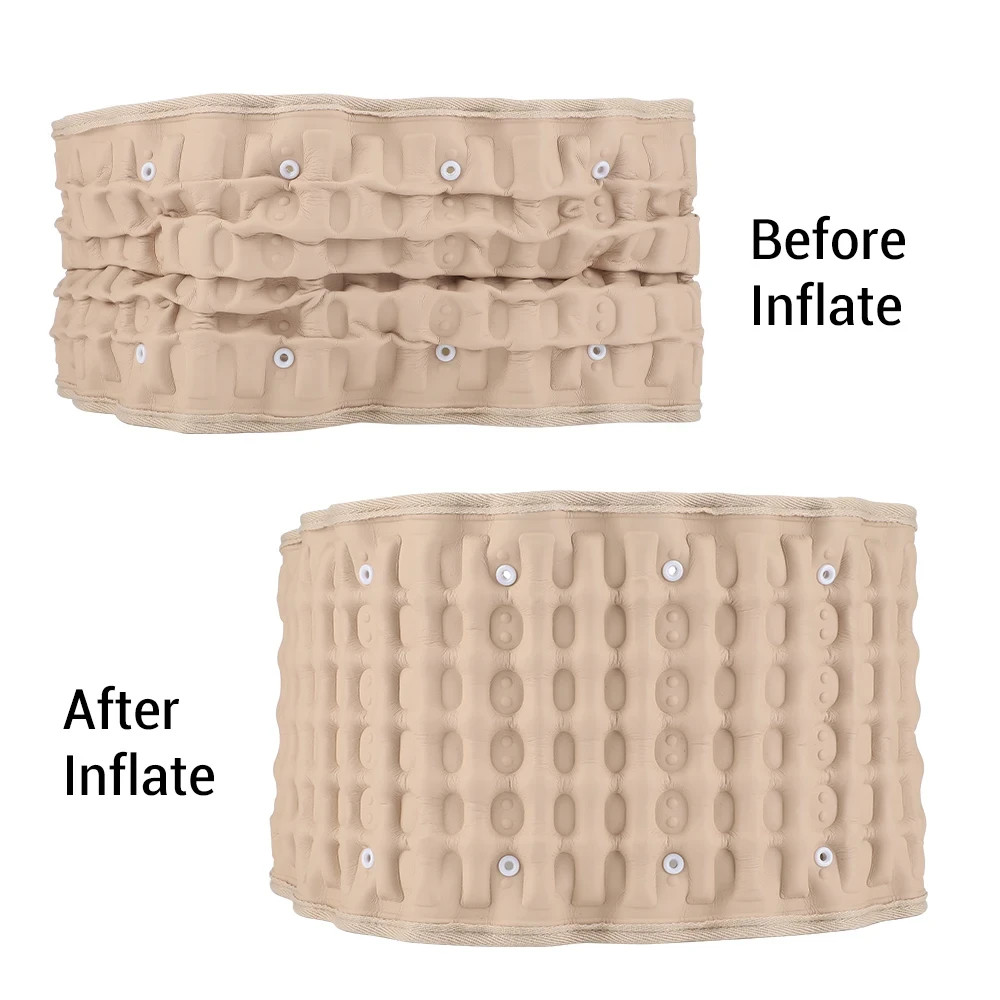 Inflatable Lumbar Belt Decompression Back Pain Relief Hernia