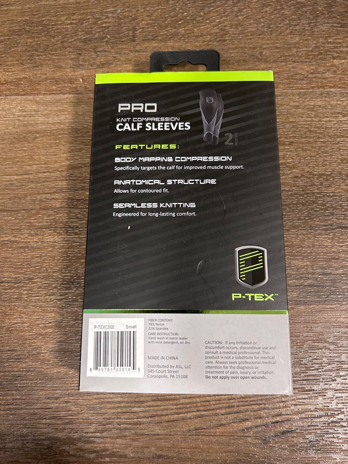 Pro Calf Sleeves with Knit Compression P-TEX