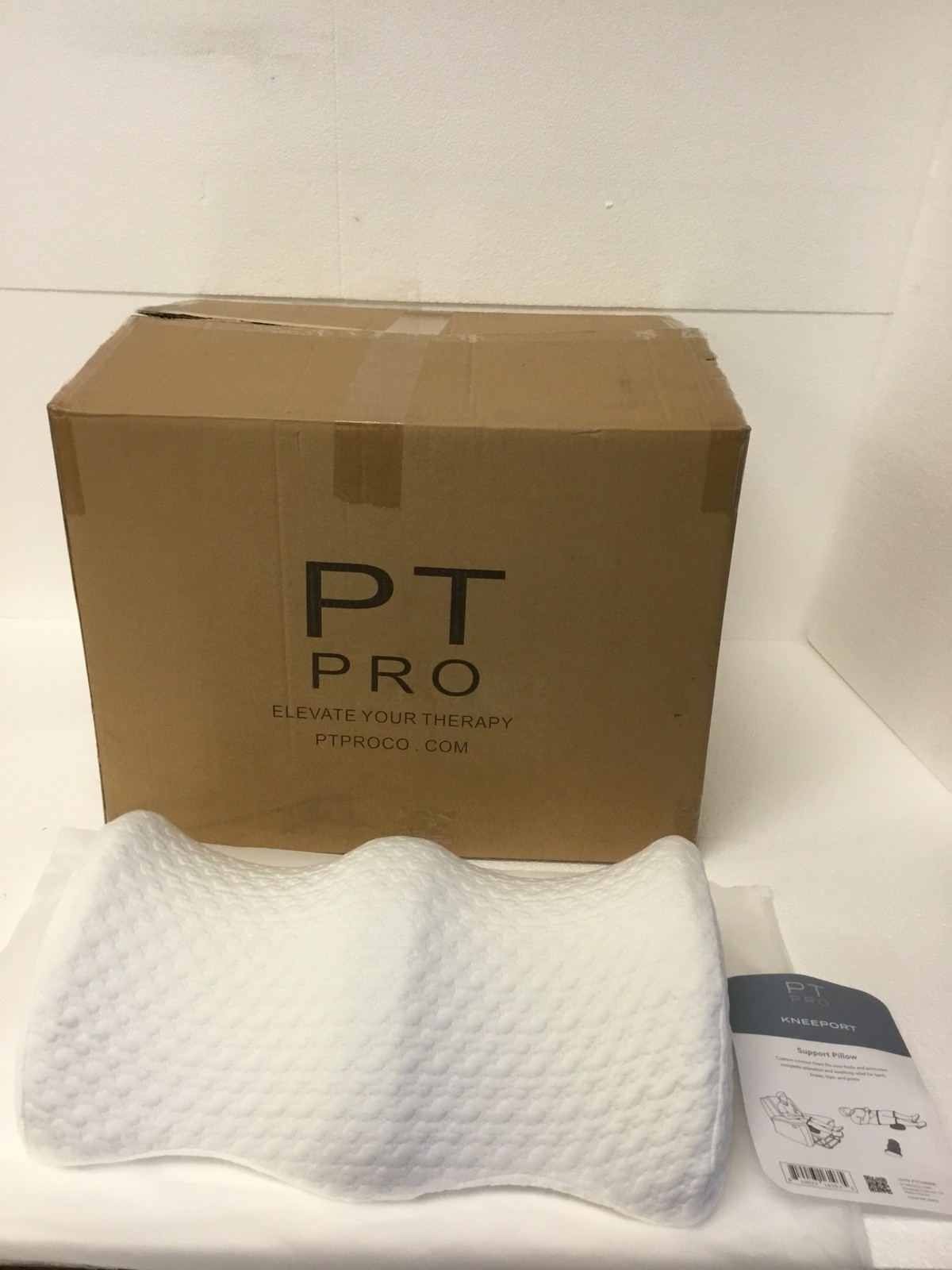 NEW Box with 6 PT PRO MM-MFP01 Kneeport Support Pillow White FREE SHIPPING QTY